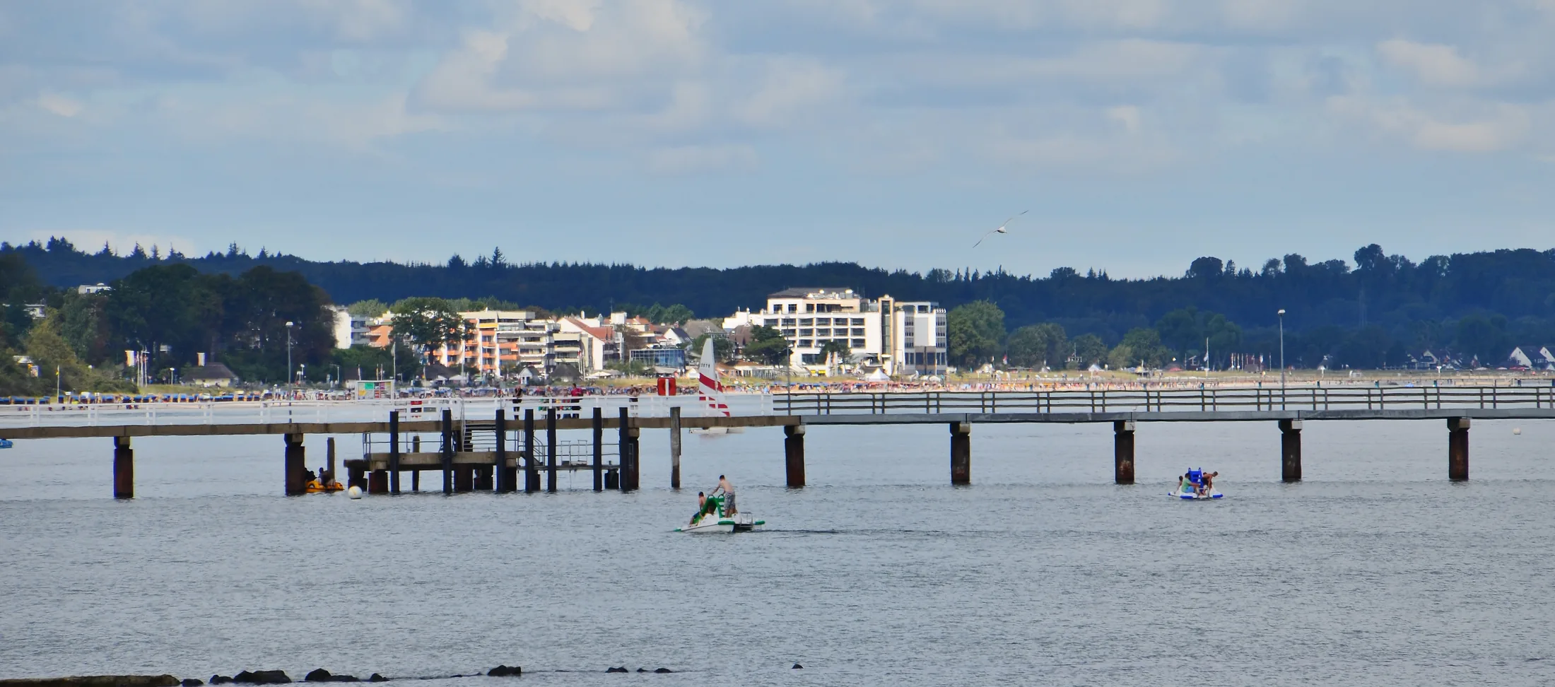 Seebrücke Scharbeutz an der Lübecker Bucht